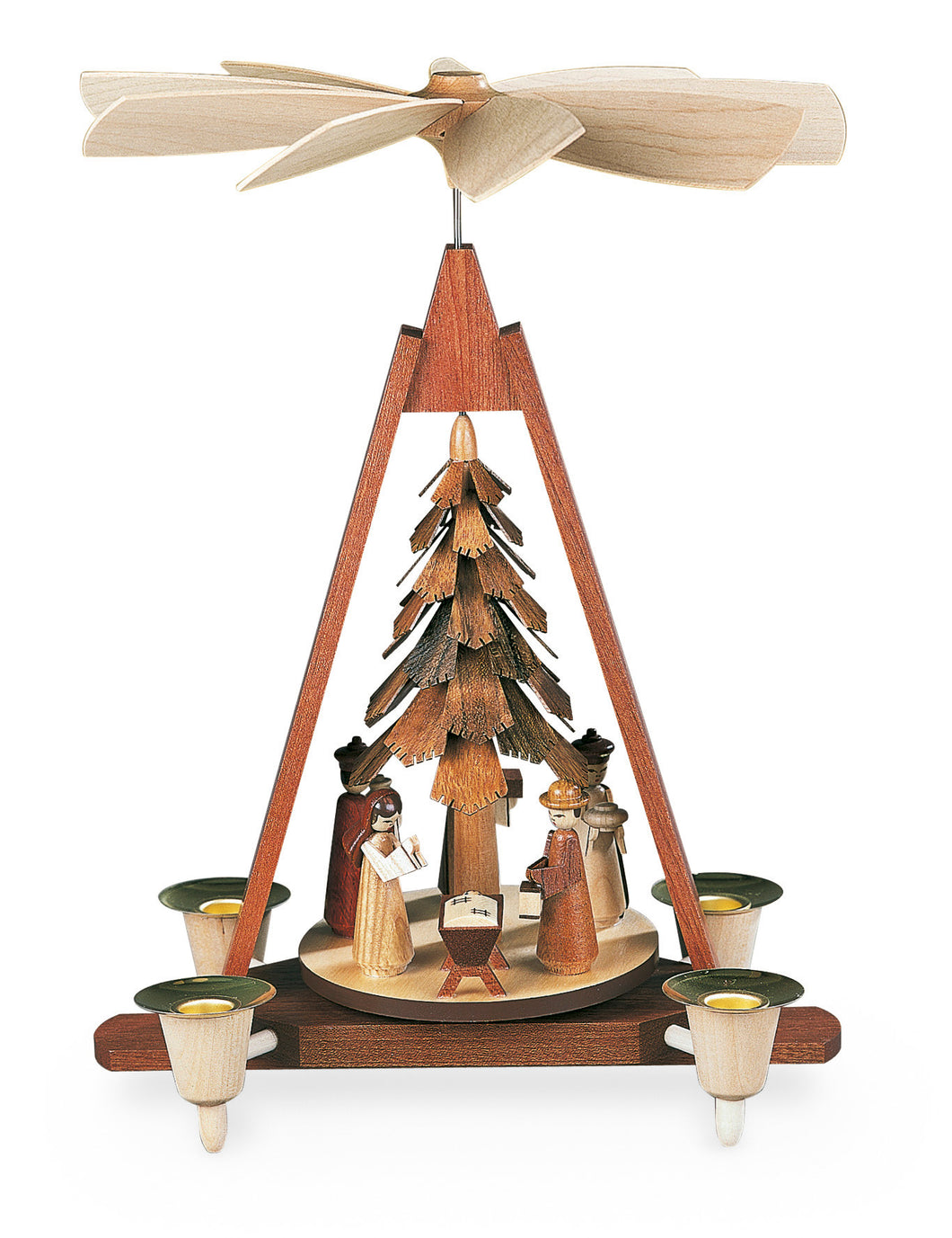 Pyramid nativity scene