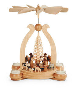 Pyramid arch, large, Christmas story