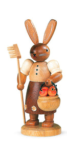 Easter bunny, female gardener