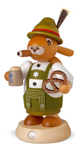 Smoking man Easter bunny, Bavarian