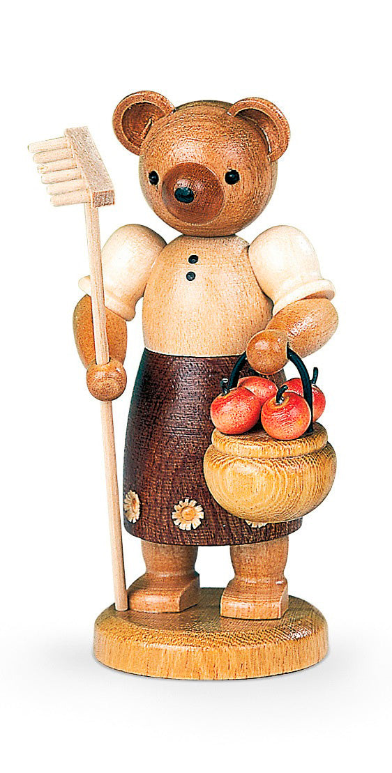 Bear, female gardener