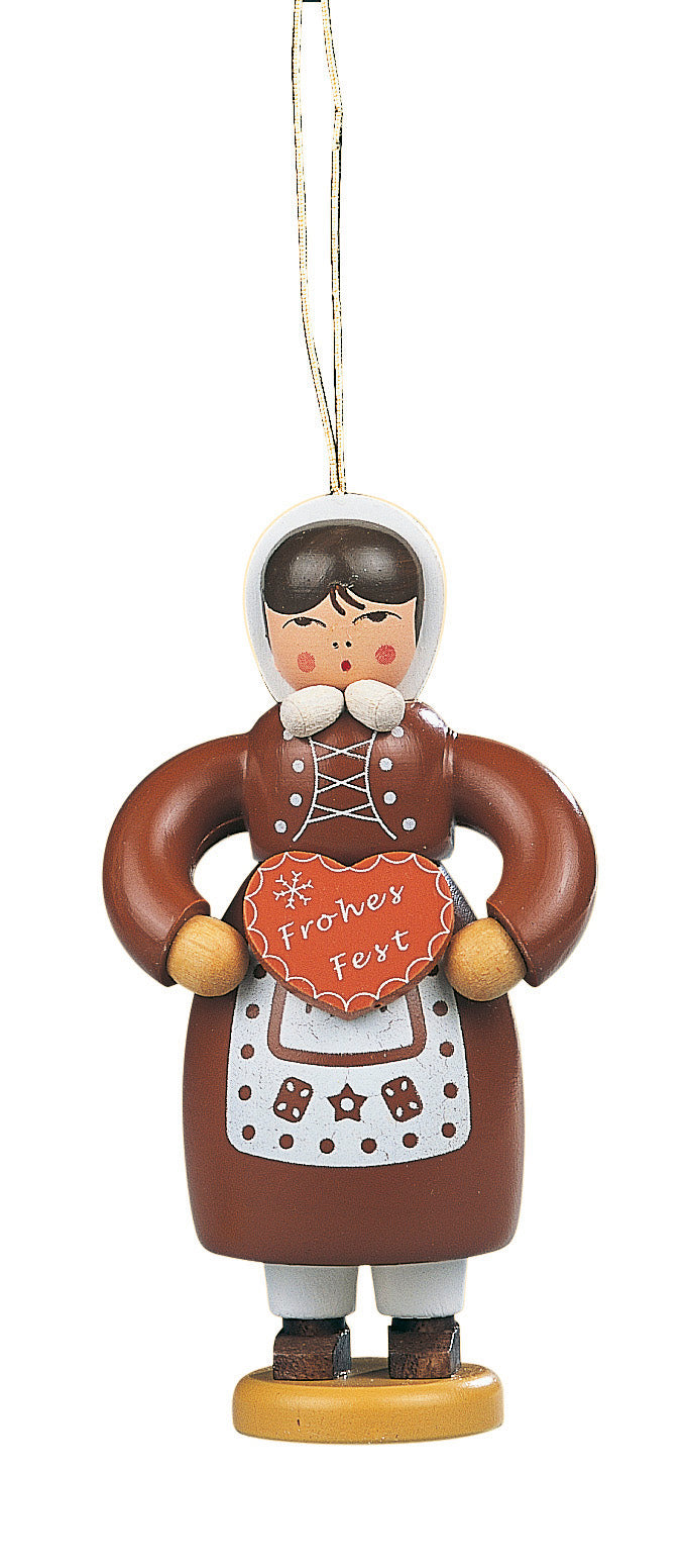 Christmas tree decoration, Gingerbread woman